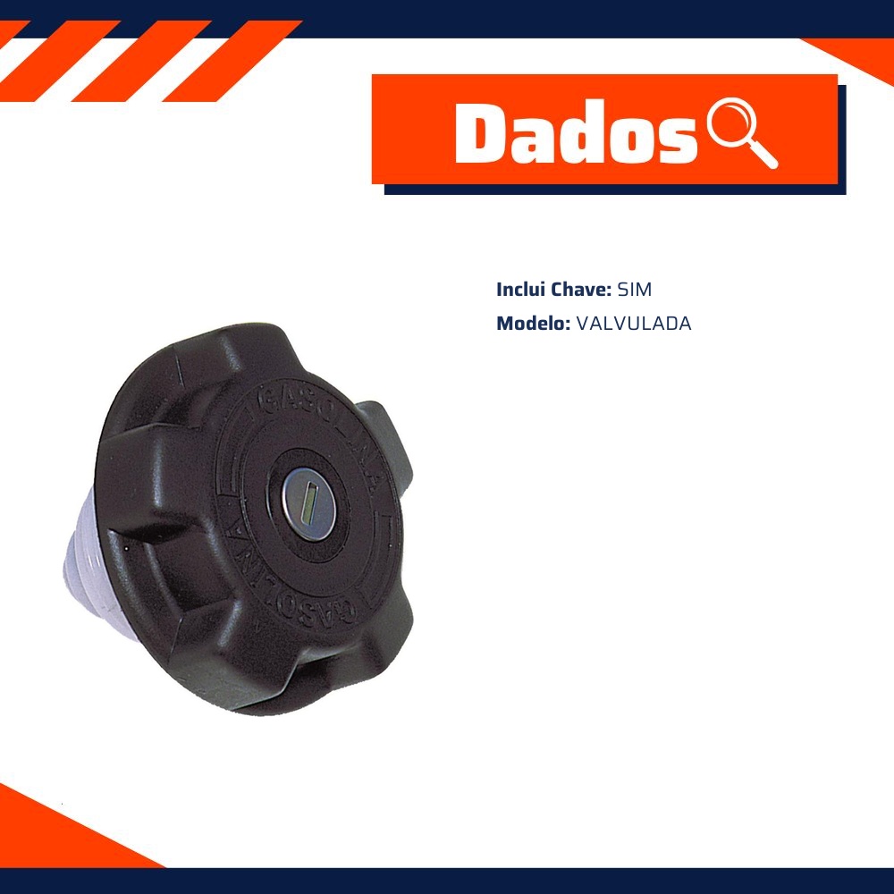 Tampa do Tanque de Combustível para Volkswagen Kombi - TanClick - TC-3099