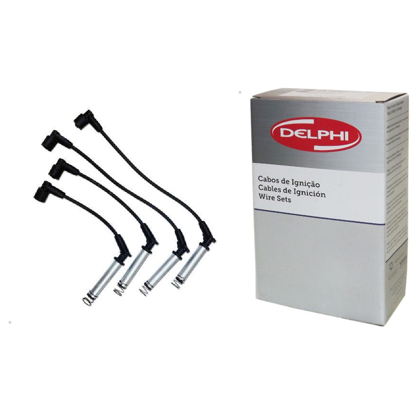 Jogo de Cabos de Vela para Chevrolet S10 - Delphi - XS10635