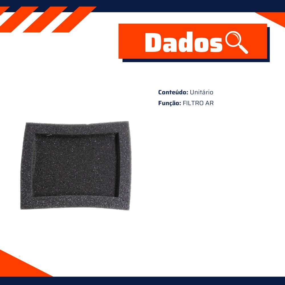 Filtro de Ar para Honda NXR 125 BROS e NXR 150 BROS - Valflex - 2436