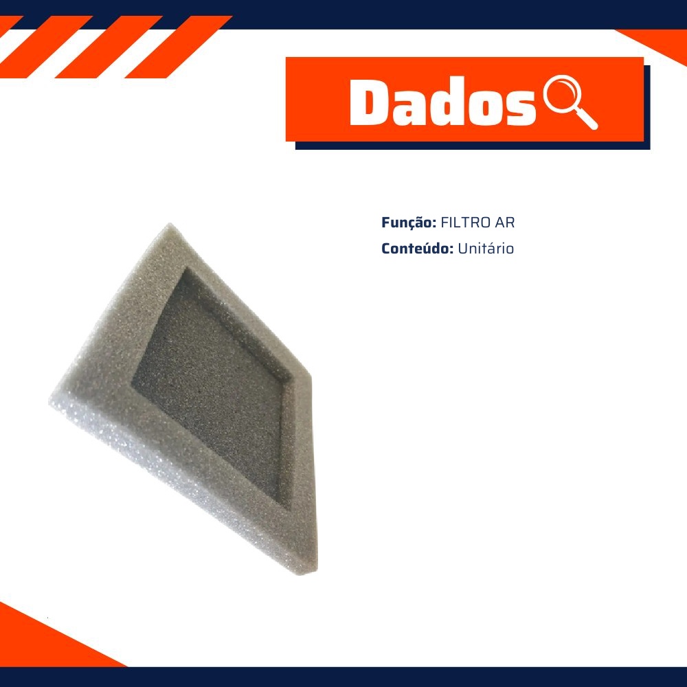Filtro de Ar para Honda Biz 125 - Valflex - 2442
