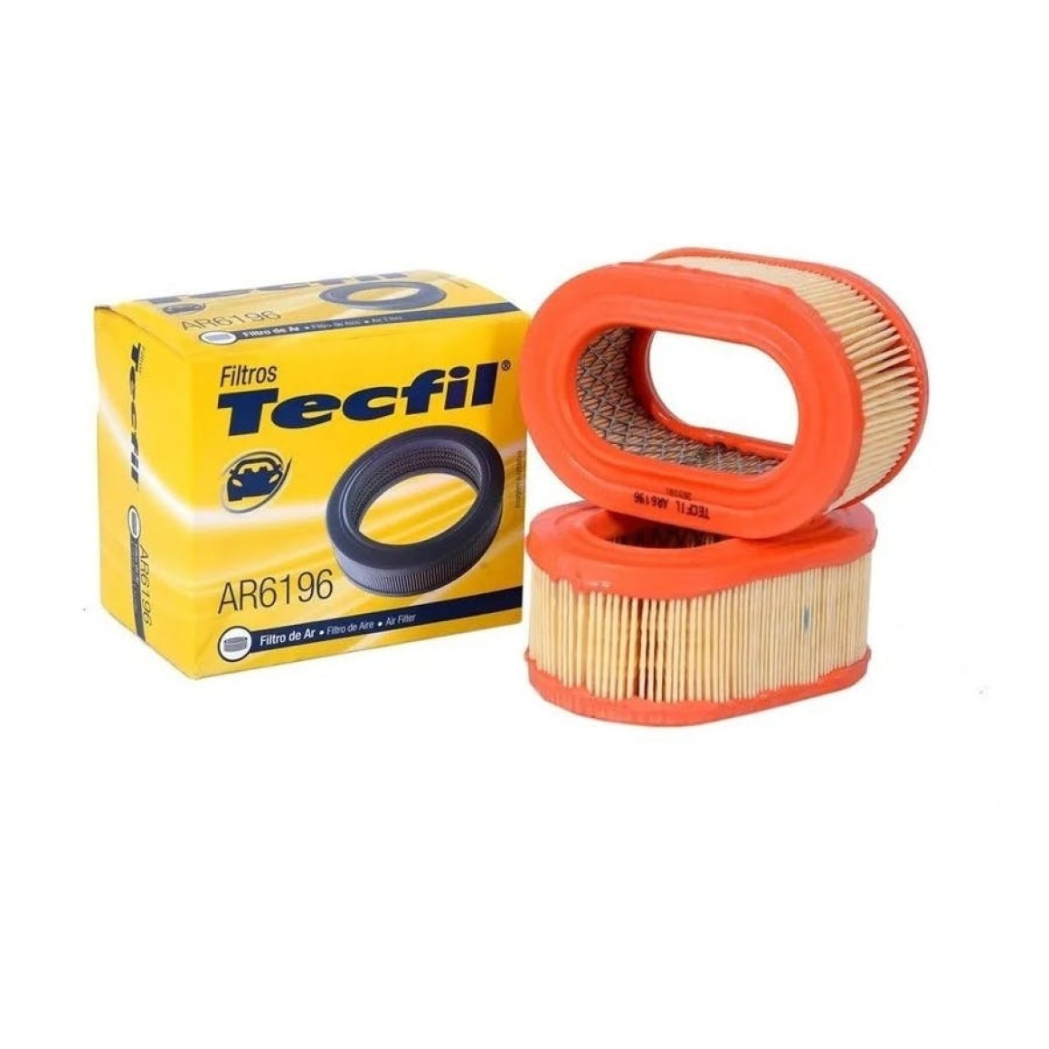 Par Filtros de Ar para Volkswagen Fusca - Tecfil - AR6196