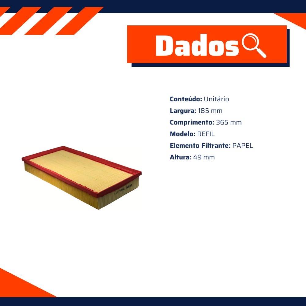 Filtro de Ar do Motor - Fram - CA5827
