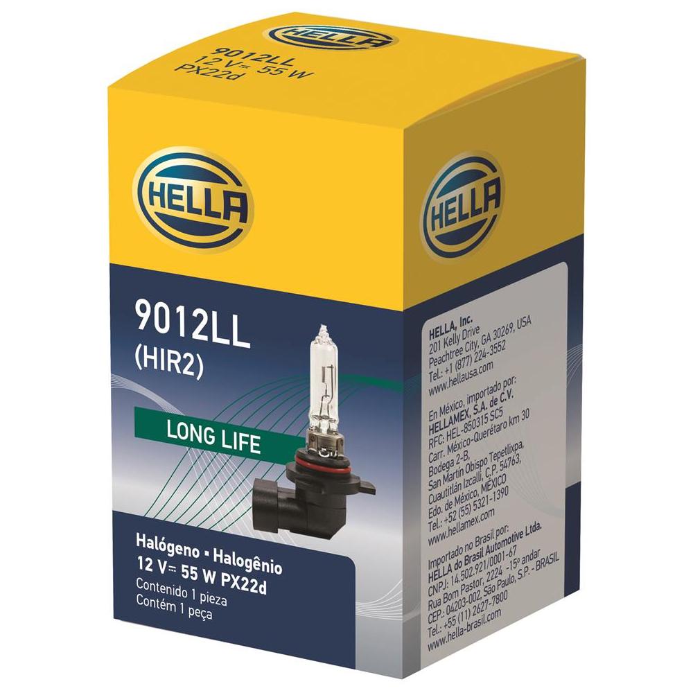 Lâmpada Hir2 Vida Longa 3200k 12v 55w - Hella - 9012LL