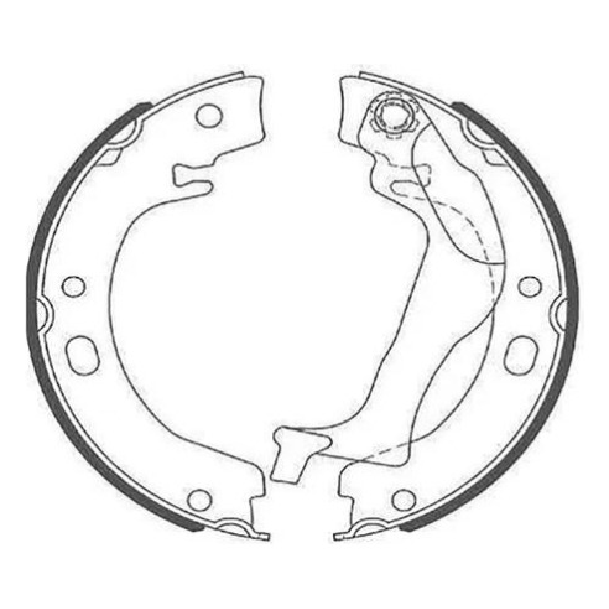 Sapata de Freio Traseira para Volkswagen Amarok - Jurid - HQJ-560A