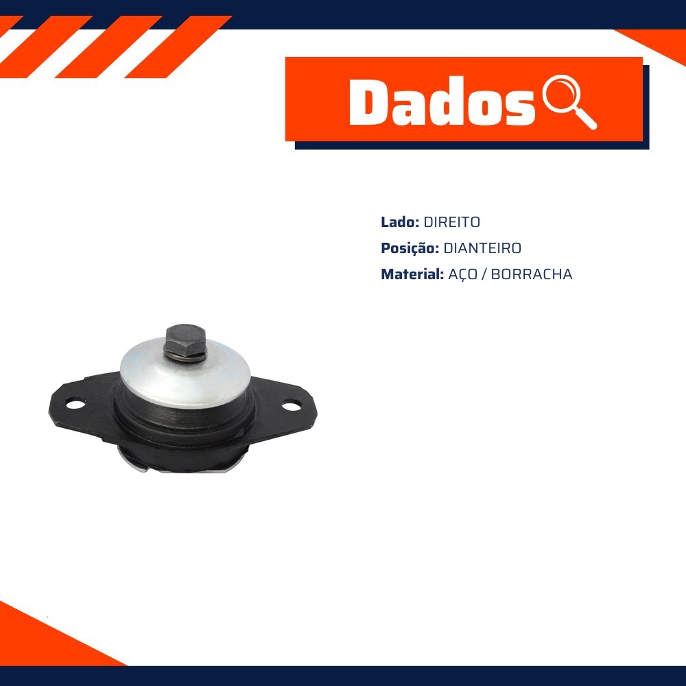 Coxim do Motor Dianteiro Direito - Mobensani - MB 482