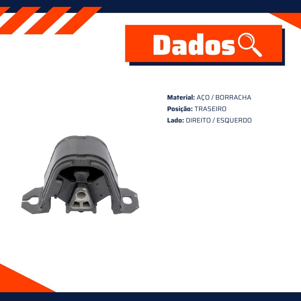 Coxim do Motor Traseiro - Mobensani - MB1131