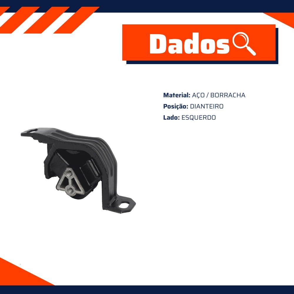 Coxim do Motor Dianteiro Esquerdo - Mobensani - MB1164
