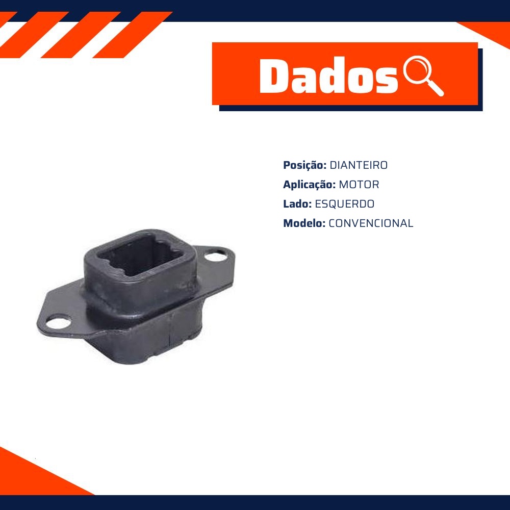 Coxim do Motor Dianteiro Esquerdo para Nissan March e Versa - Mobensani - MB7042