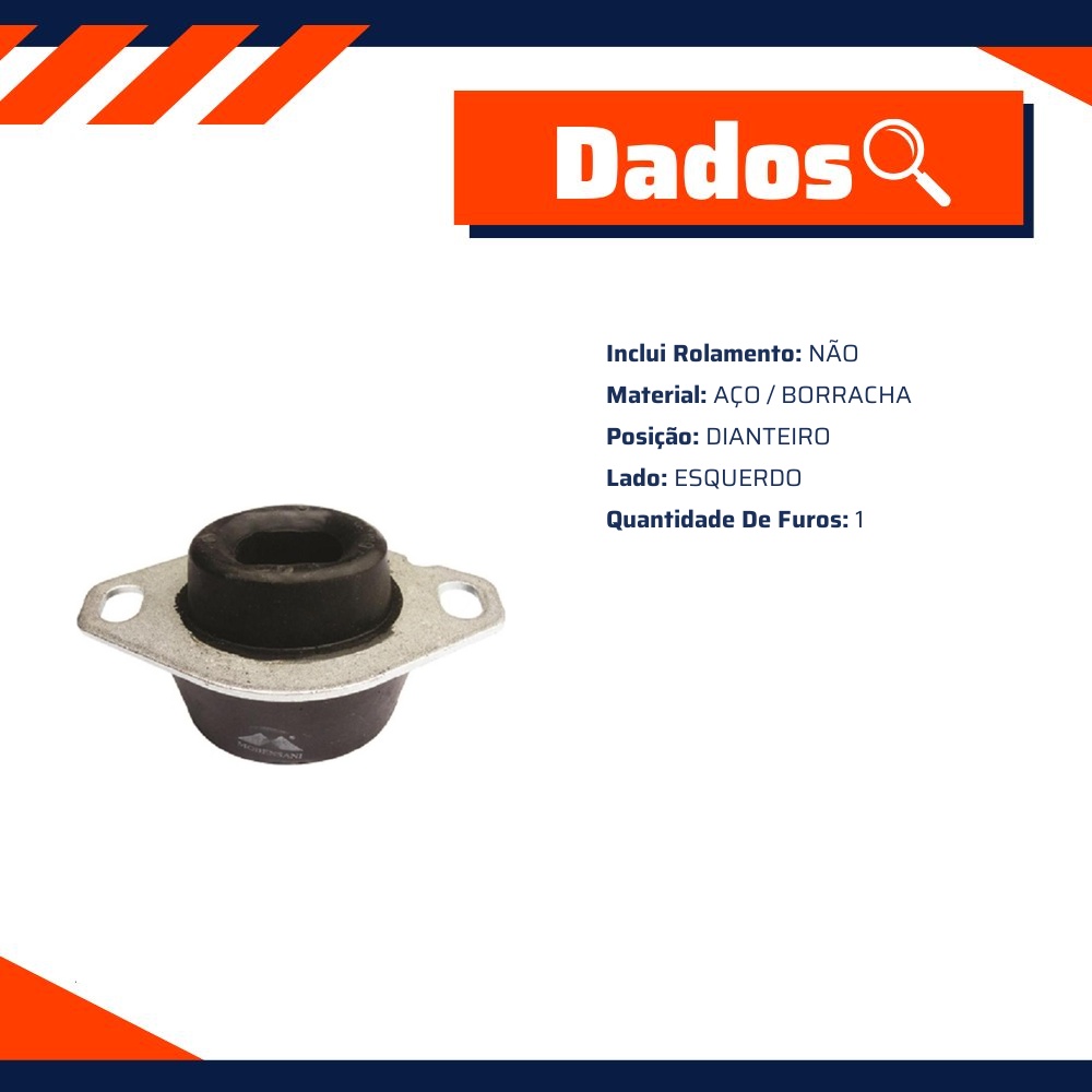 Coxim do Motor Dianteiro Esquerdo - Mobensani - MB9100