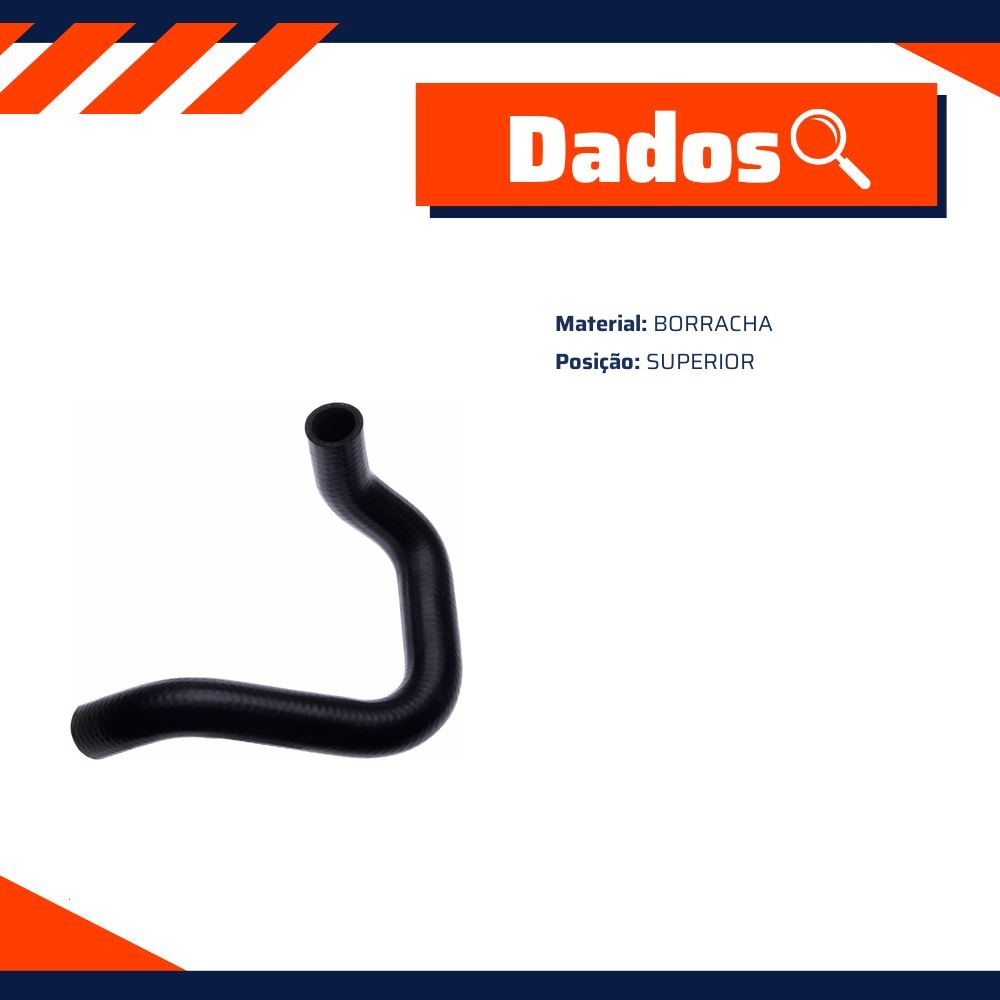Mangueira Superior do Radiador para Honda FIT - Gates - 21883