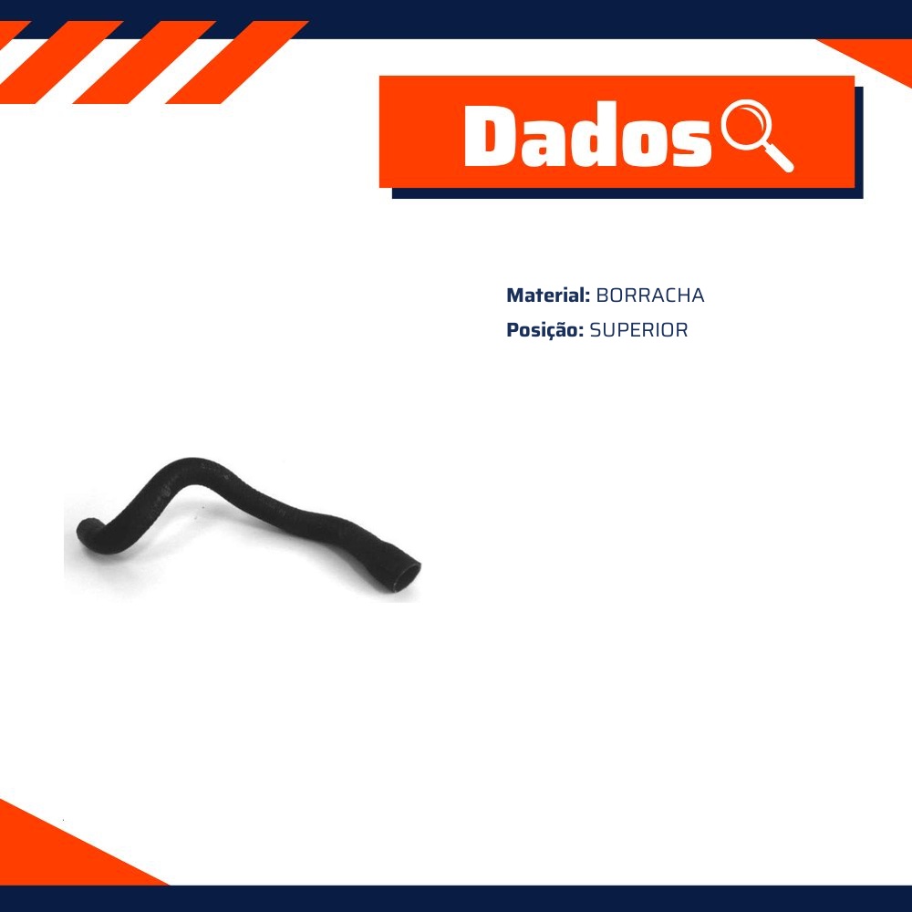 Mangueira Superior do Radiador para Toyota Corolla e Fielder - Gates - 21890