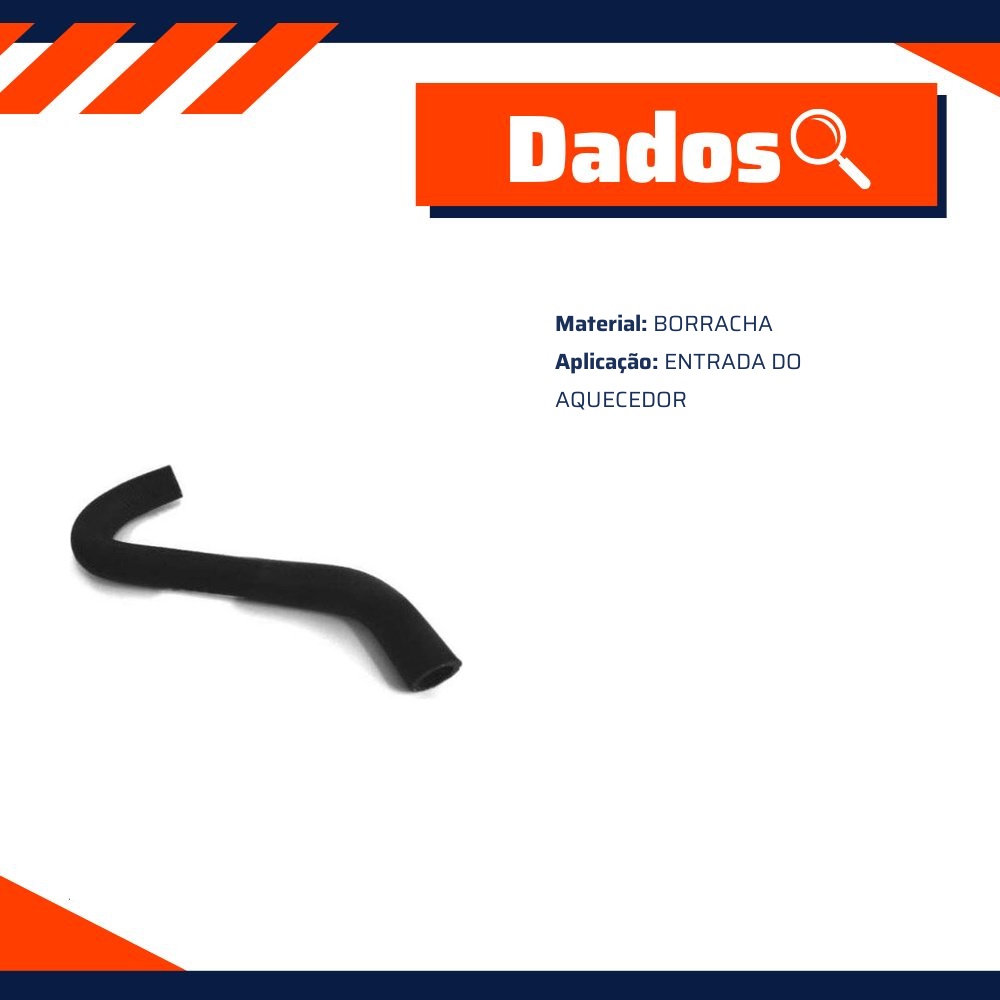 Mangueira de Arrefecimento para Volkswagen Gol e Parati - Gates - 21897