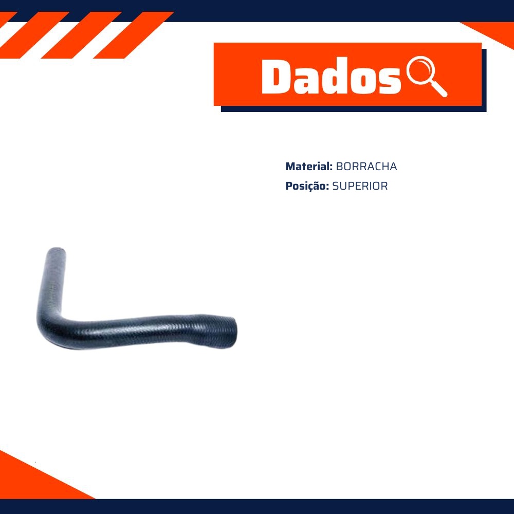 Mangueira Superior do Radiador para Fiat Fiorino e Uno - Dayco - 73192
