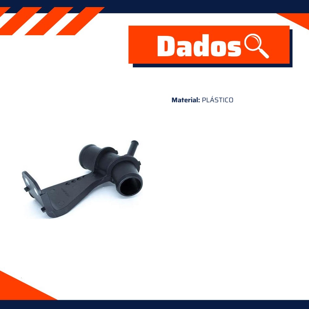 Flange Inferior do Radiador para Toyota Corolla e Fielder - Valclei - VC-1004.C
