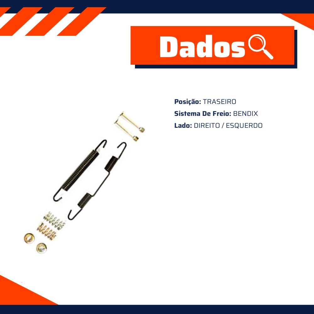 Reparo Sapata de Freio Traseira para Fiat Fiorino e Uno - Kit & Cia - 15149