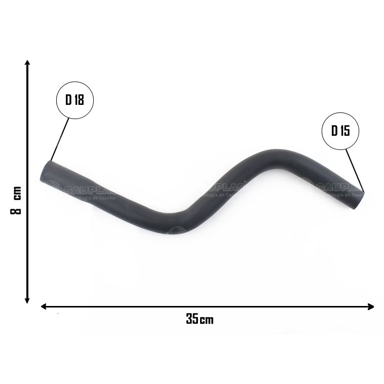Mangueira de Ar do Motor para Chevrolet Monza e Monza Hatch - Cauplas - 4674