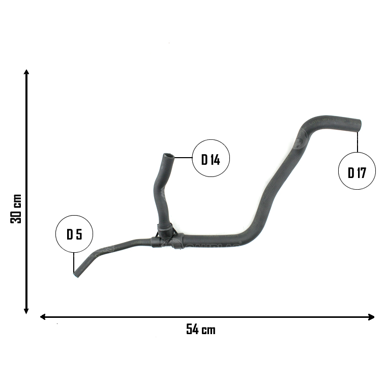 Mangueira de Ar do Motor para Chevrolet Corsa e Corsa Sedan - Cauplas - 913047