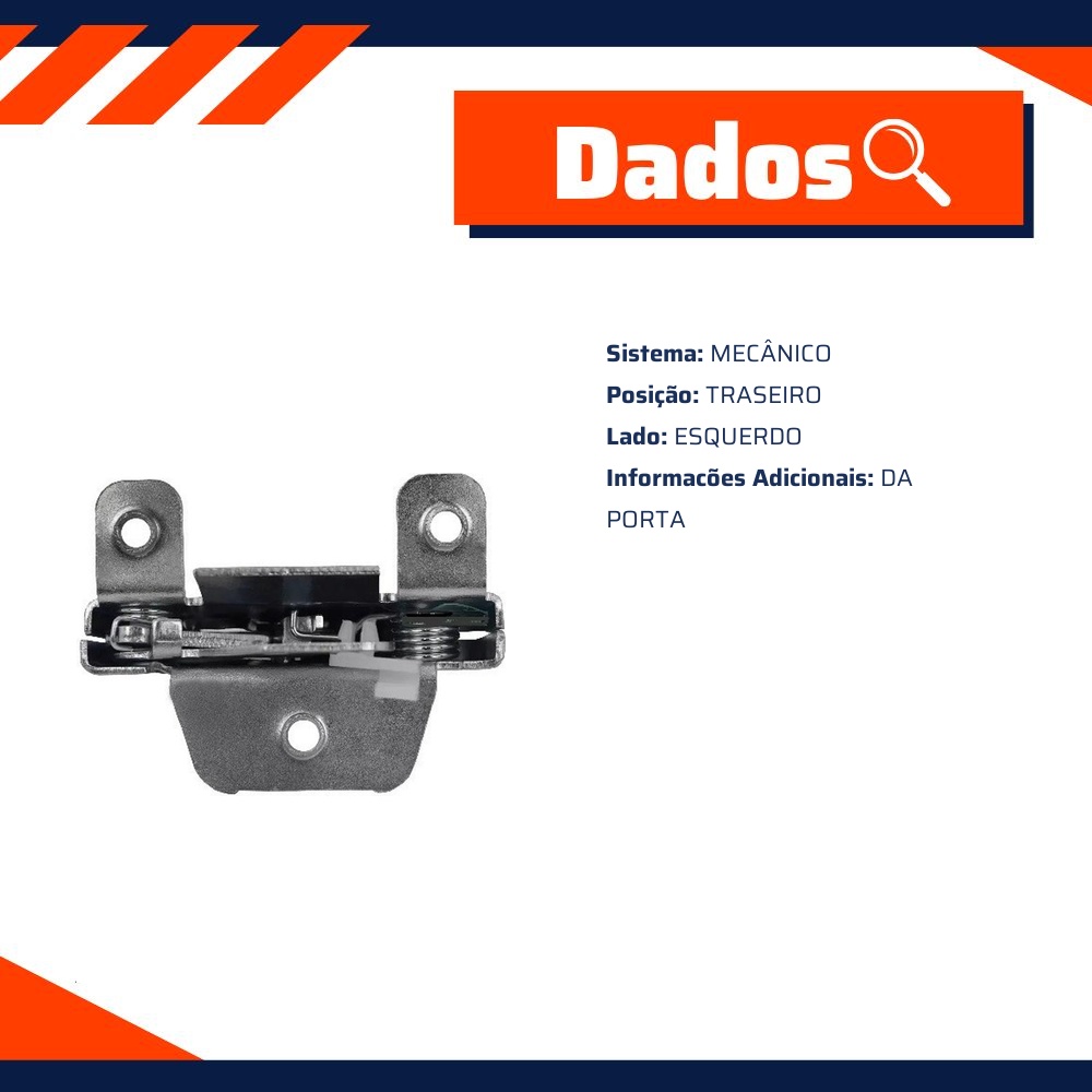 Fechadura da Porta Traseira Esquerda - ORI - 3082