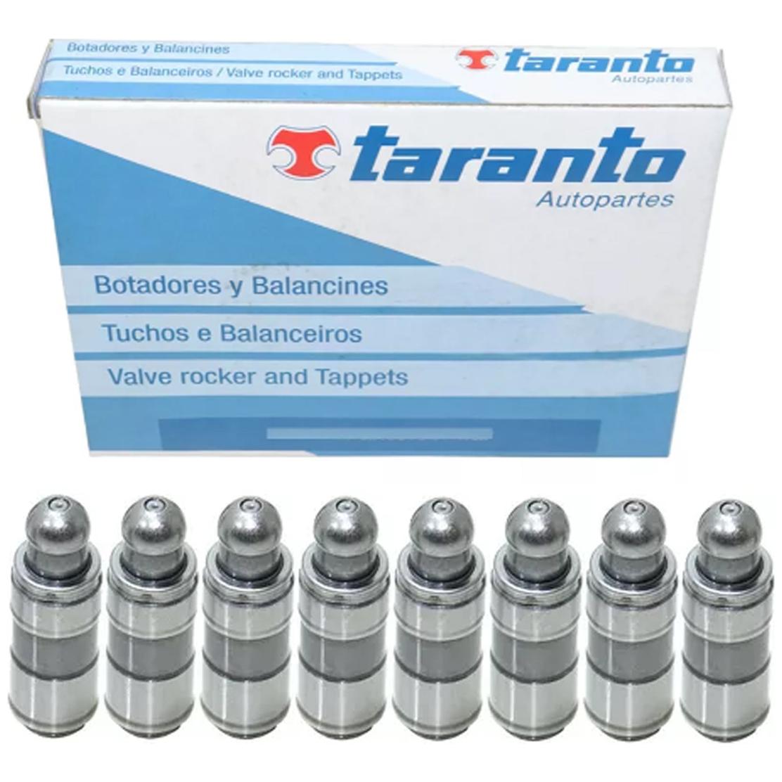 Jogo com 8 Tuchos de Válvula Hidráulico - Taranto - BV240000
