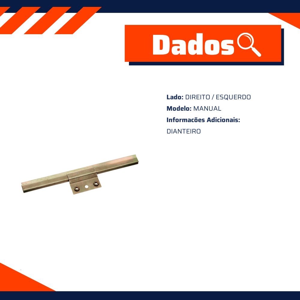 Suporte do Vidro Dianteiro Manual - Micro - 20.653