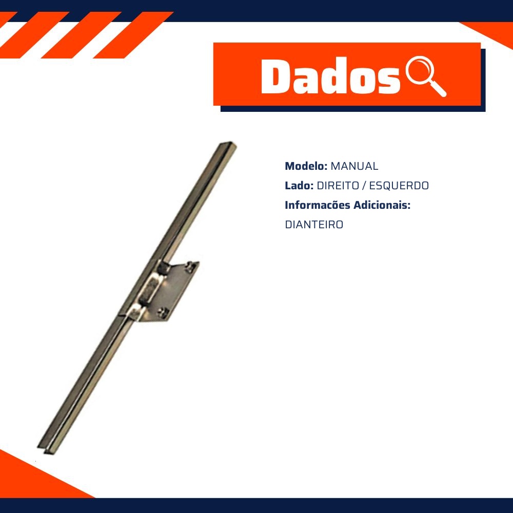 Suporte do Vidro Dianteiro Manual - Micro - 60.796