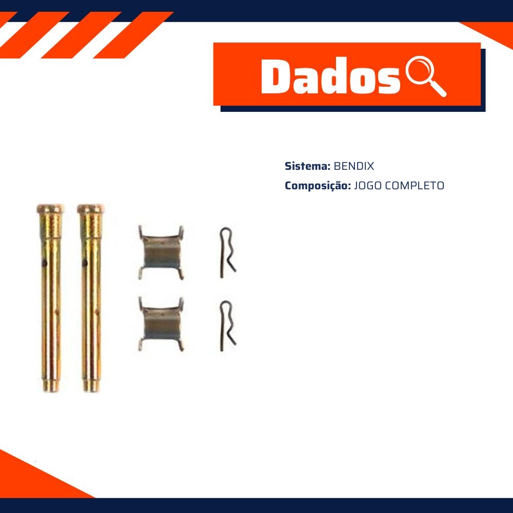 Kit de Reparo da Pinça de Freio - Kit & Cia - 15039