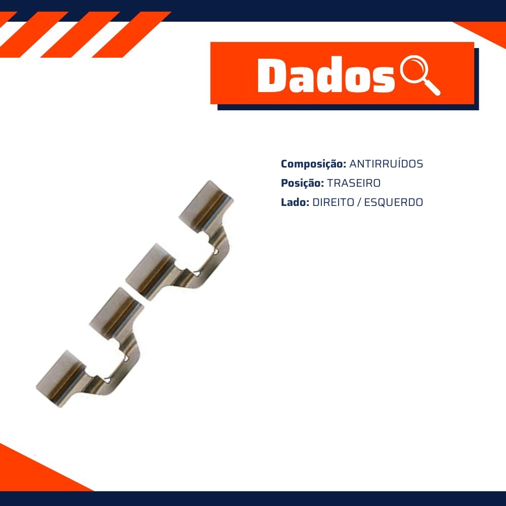 Kit de Reparo da Pinça de Freio Traseiro - Kit & Cia - 15066