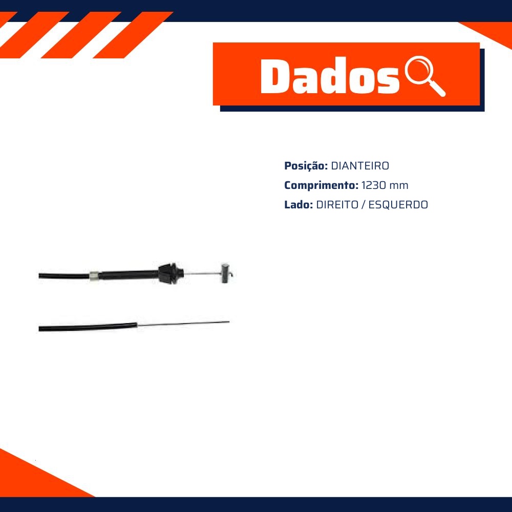 Cabo de Comando do Afogador - IKS - 3703