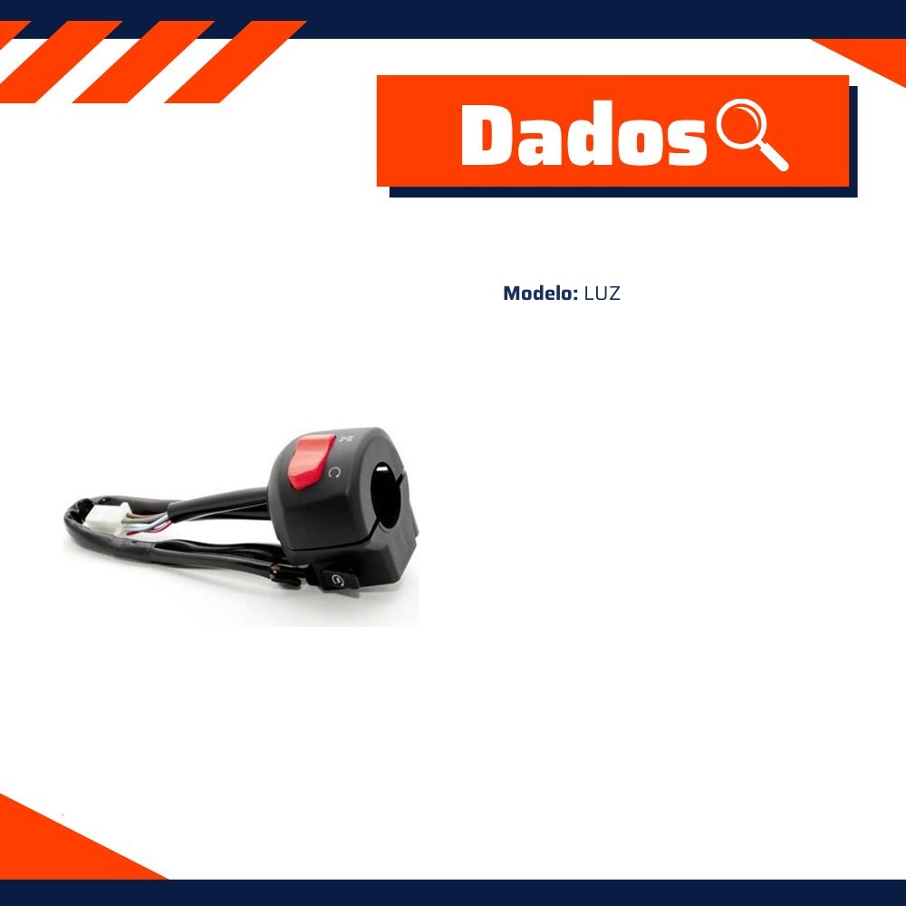 Interruptor Chave de Luz para Yamaha YBR 125 - Magnetron - 90235540