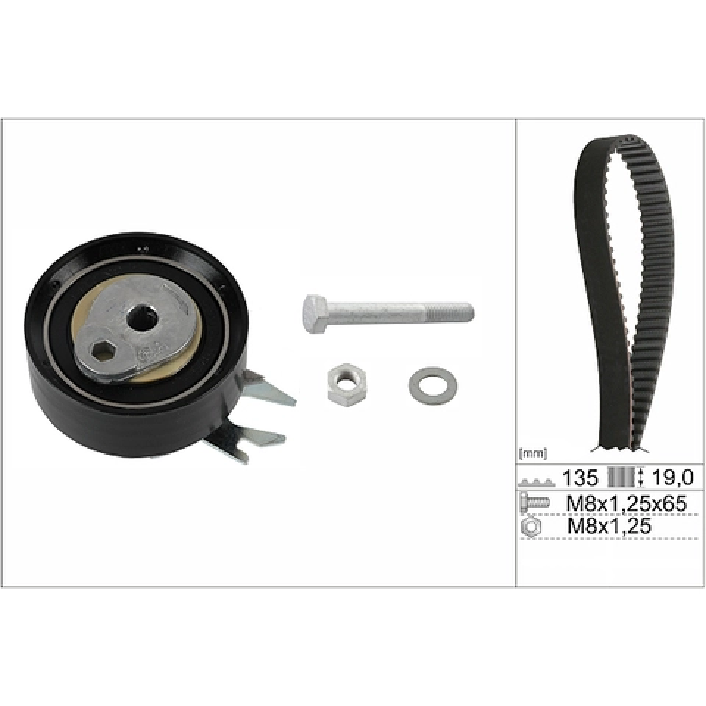 Kit de Distribuição do Motor para Seat Cordoba e Volkswagen Gol - INA - 530 0166 10