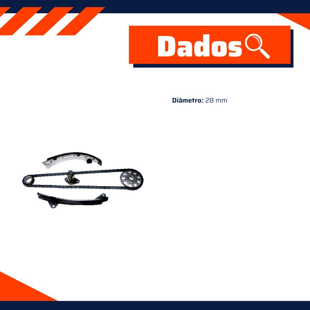 Kit de Distribuição do Motor para Toyota Corolla e Fielder - Indisa - KD0009P