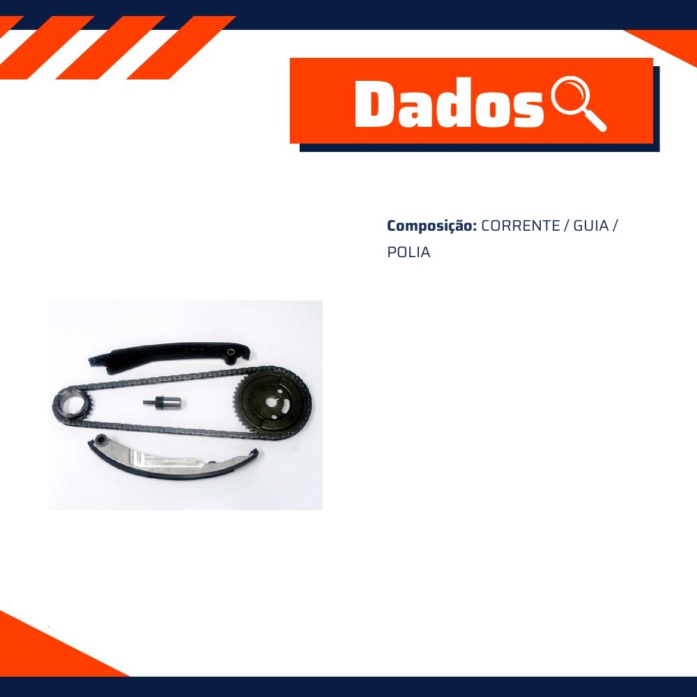 Kit de Distribuição do Motor - Indisa - KD0045