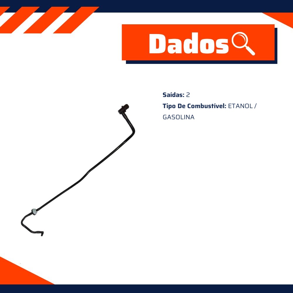 Tubo de Freio para Ford Ecosport - Brogliplast - BRO.01.09.008