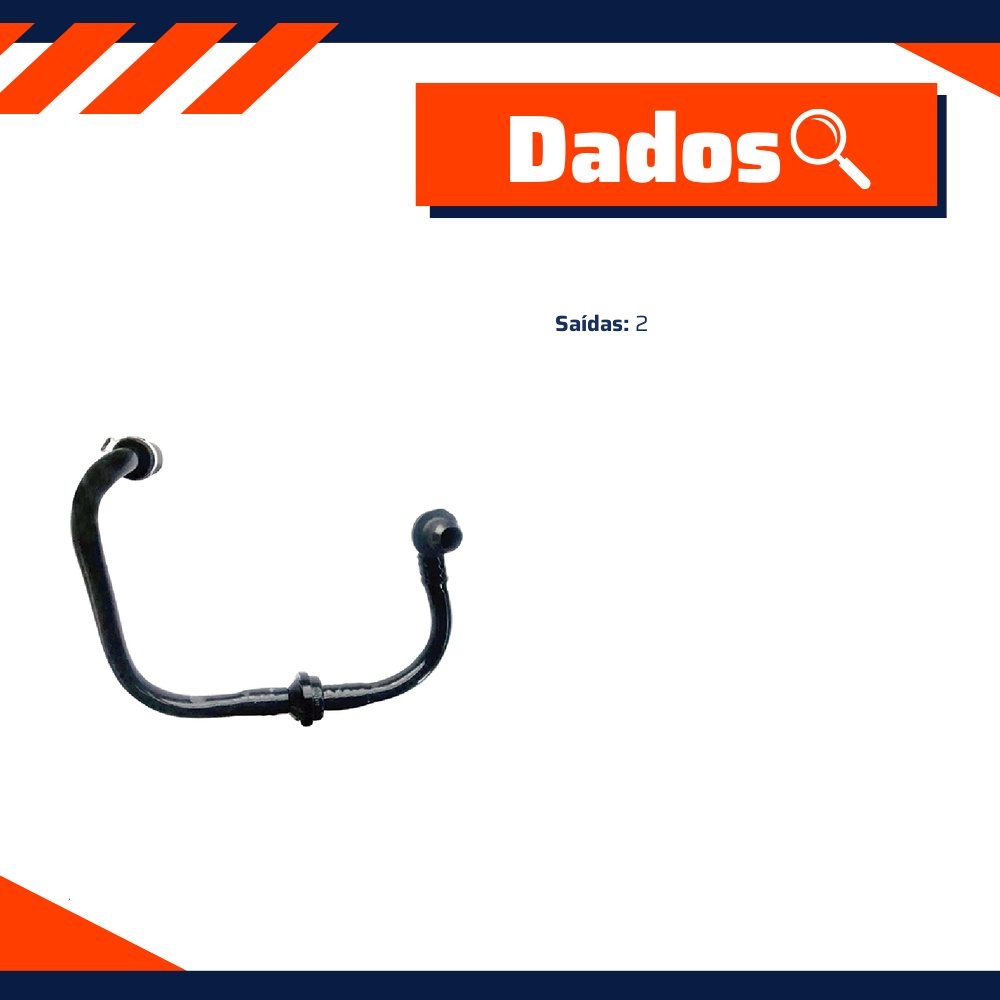 Tubo de Freio para Audi A3 e Volkswagen Golf - Brogliplast - BRO.01.09.061