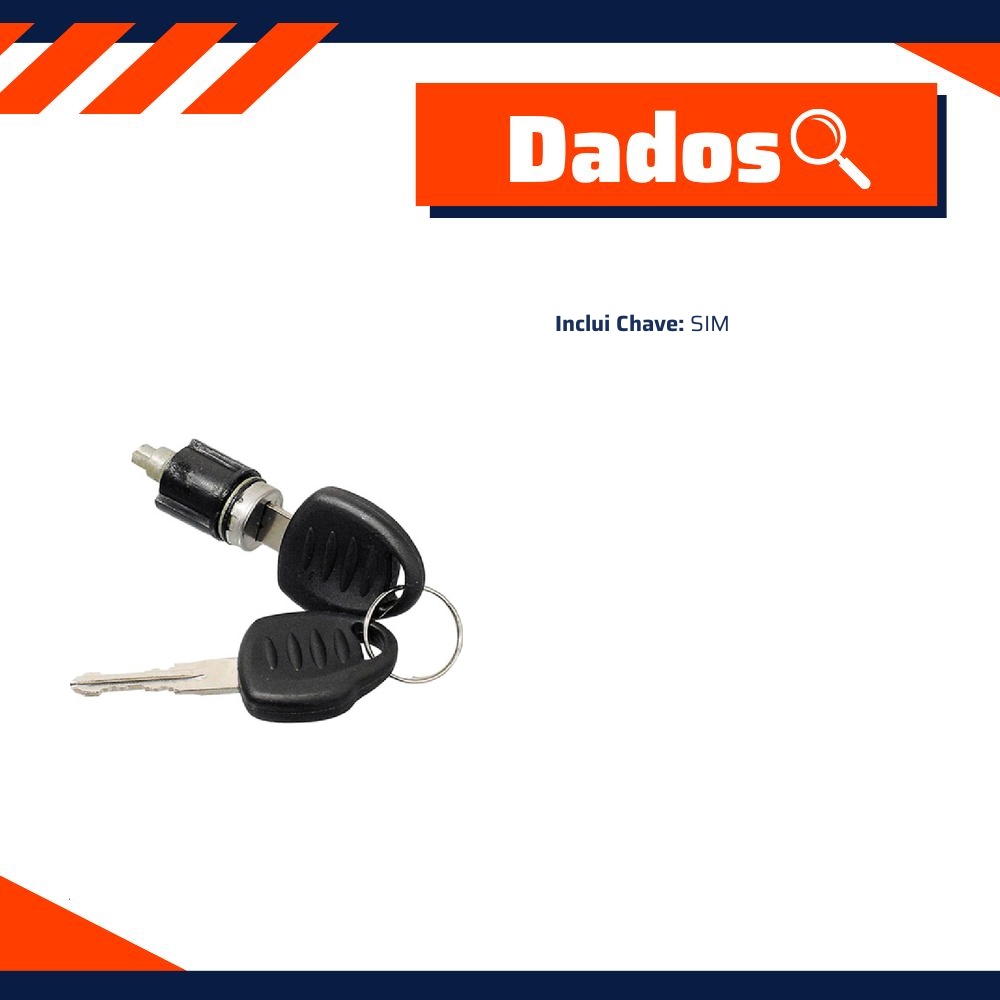 Cilindro de Fechadura da Porta para Chevrolet Celta e Prisma - Atemis - 4290
