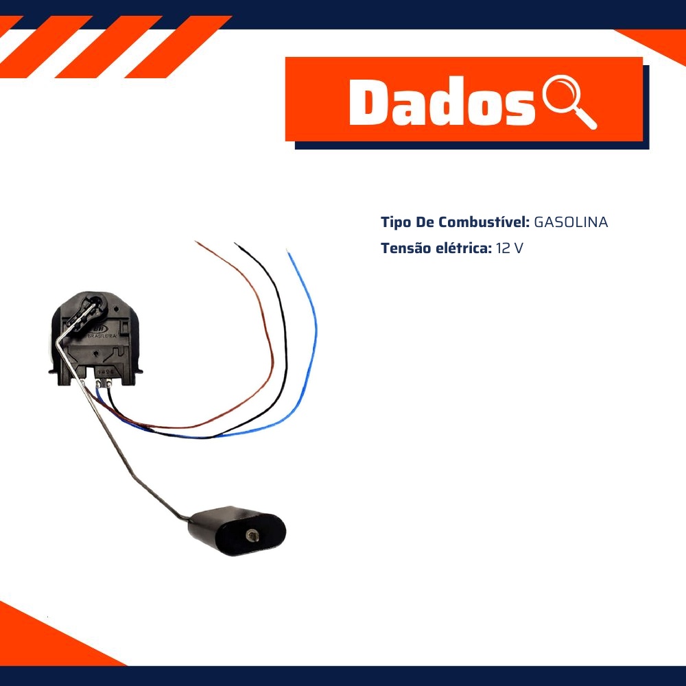 Sensor de Nível de Combustível Gasolina para Volkswagen Fusca e Jetta - TSA - T-010263