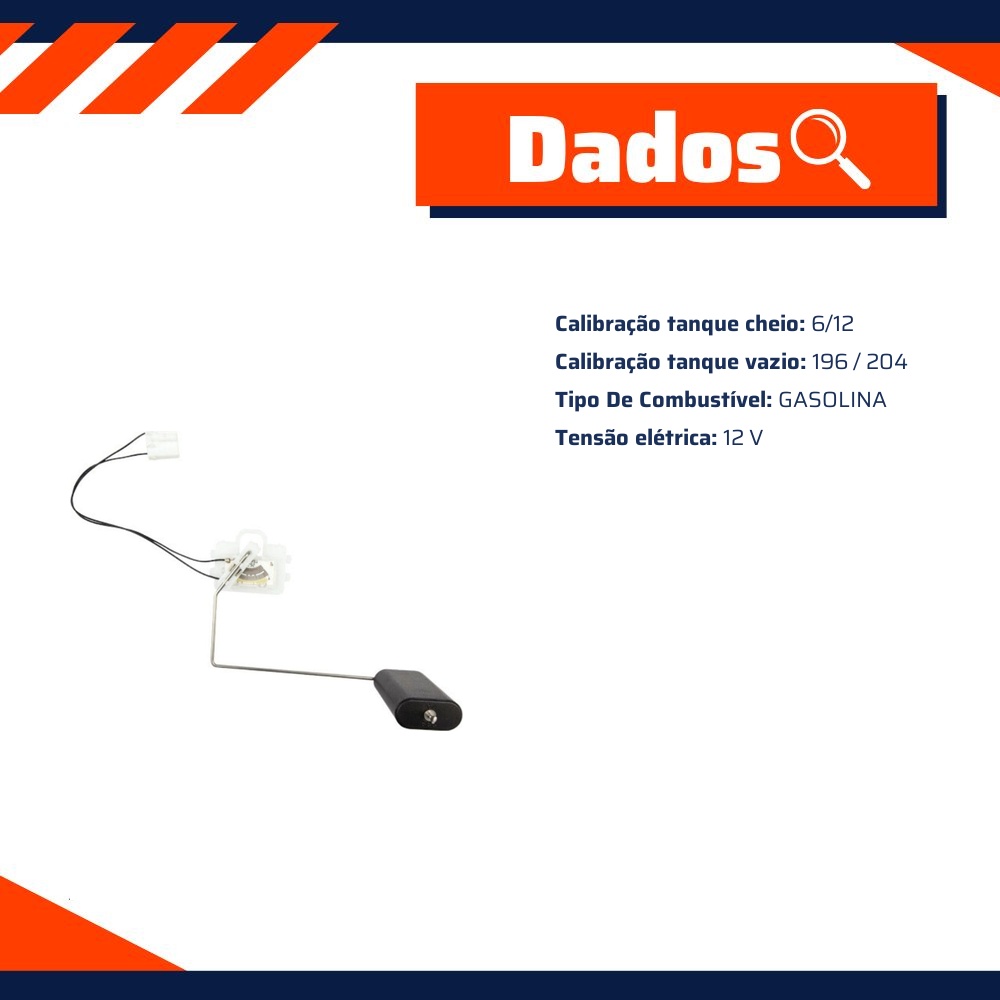Sensor de Nível de Combustível Gasolina para KIA Cerato - TSA - T-010288