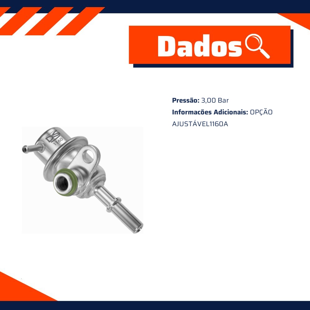 Regulador de Pressão 3,00 Bar - DS - 1160