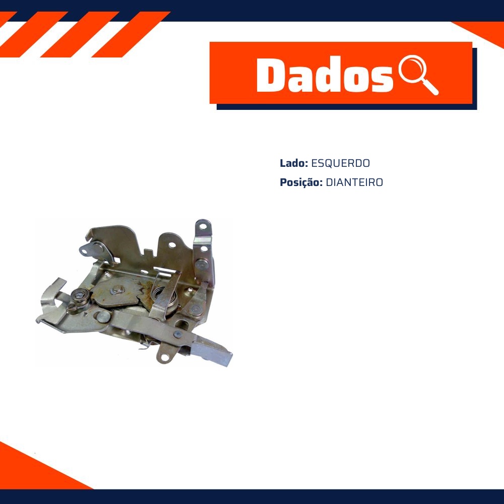 Fechadura Interna Dianteira Esquerda para Ford F-1000 - ORI - 20321