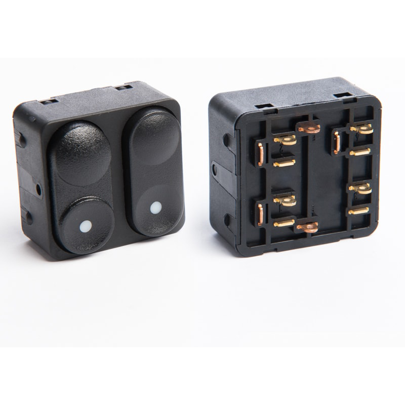 Interruptor do Vidro Elétrico Duplo Dianteiro Esquerdo para Chevrolet Ipanema e Kadett - Kostal - 3165010