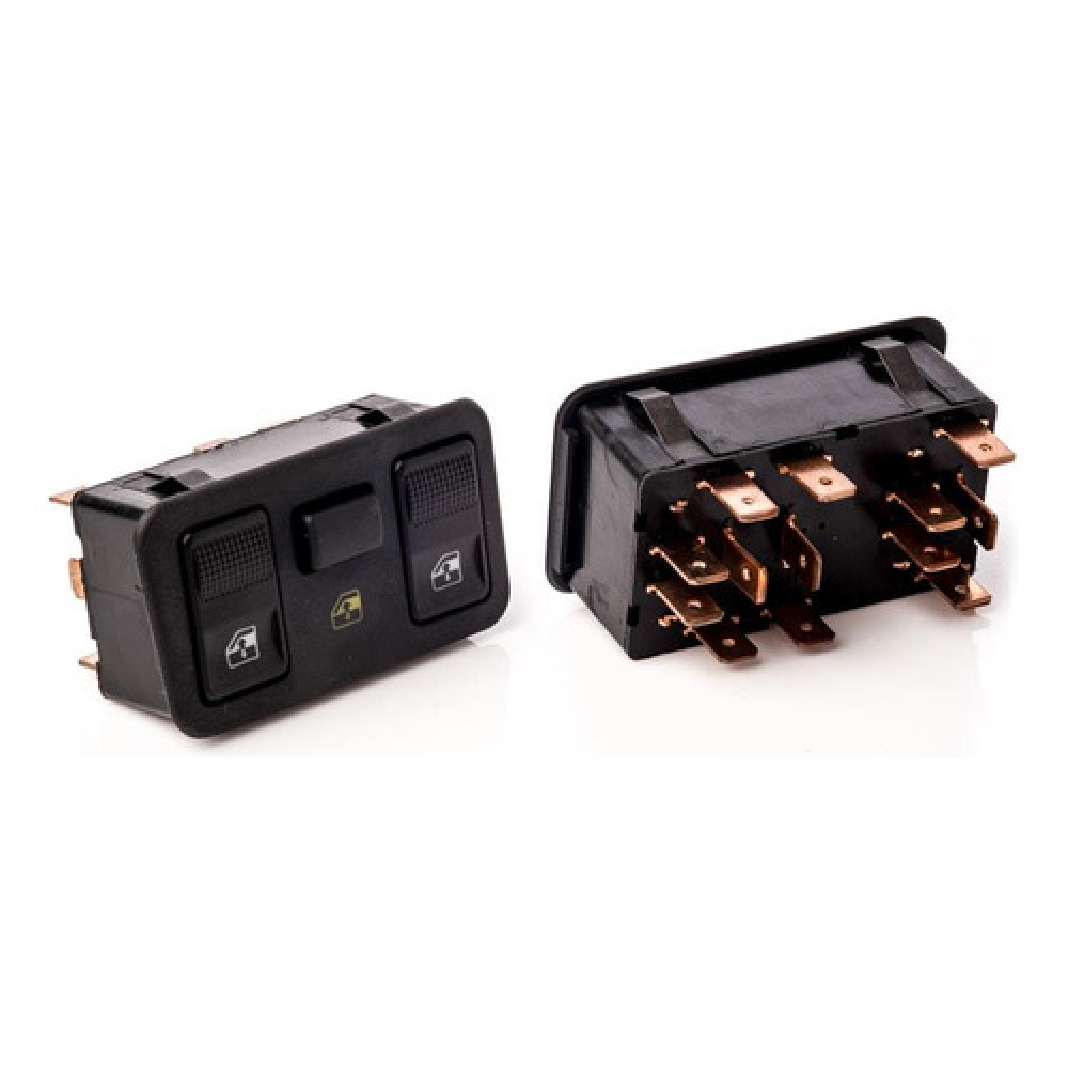 Interruptor do Vidro Elétrico Duplo para Volkswagen Gol e Parati - Kostal - 3731005