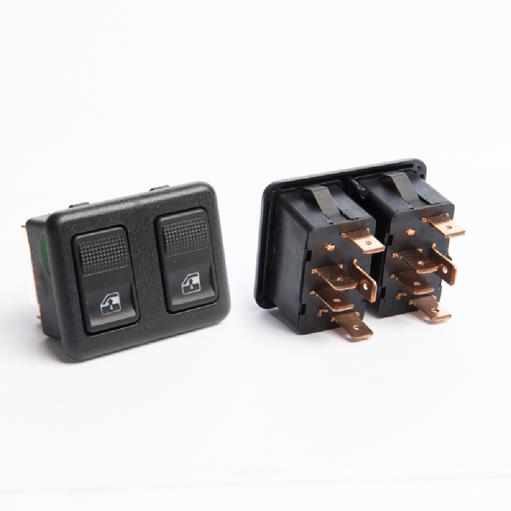 Interruptor do Vidro Elétrico Duplo Dianteiro Esquerdo para Ford Royale e Versailles - Kostal - 3900037