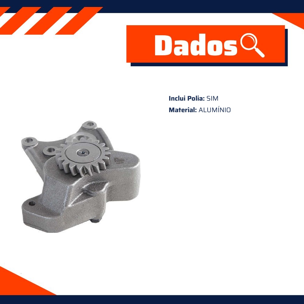 Bomba de Óleo do Motor - Indisa - 15021