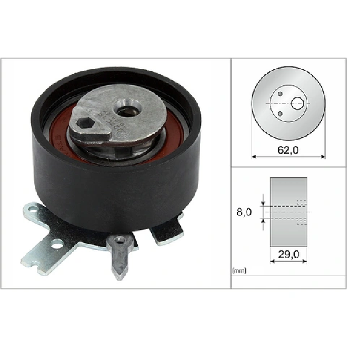 Polia Tensora com Regulagem para Chevrolet S10 e Trailblazer - INA - 531 0934 10