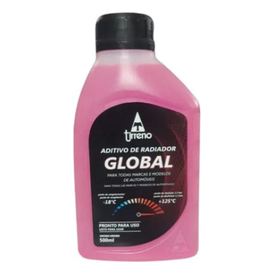 Aditivo para Radiador Orgânico Rosa Pronto para Uso 500ml - Tirreno - FLU/DS/280FU3