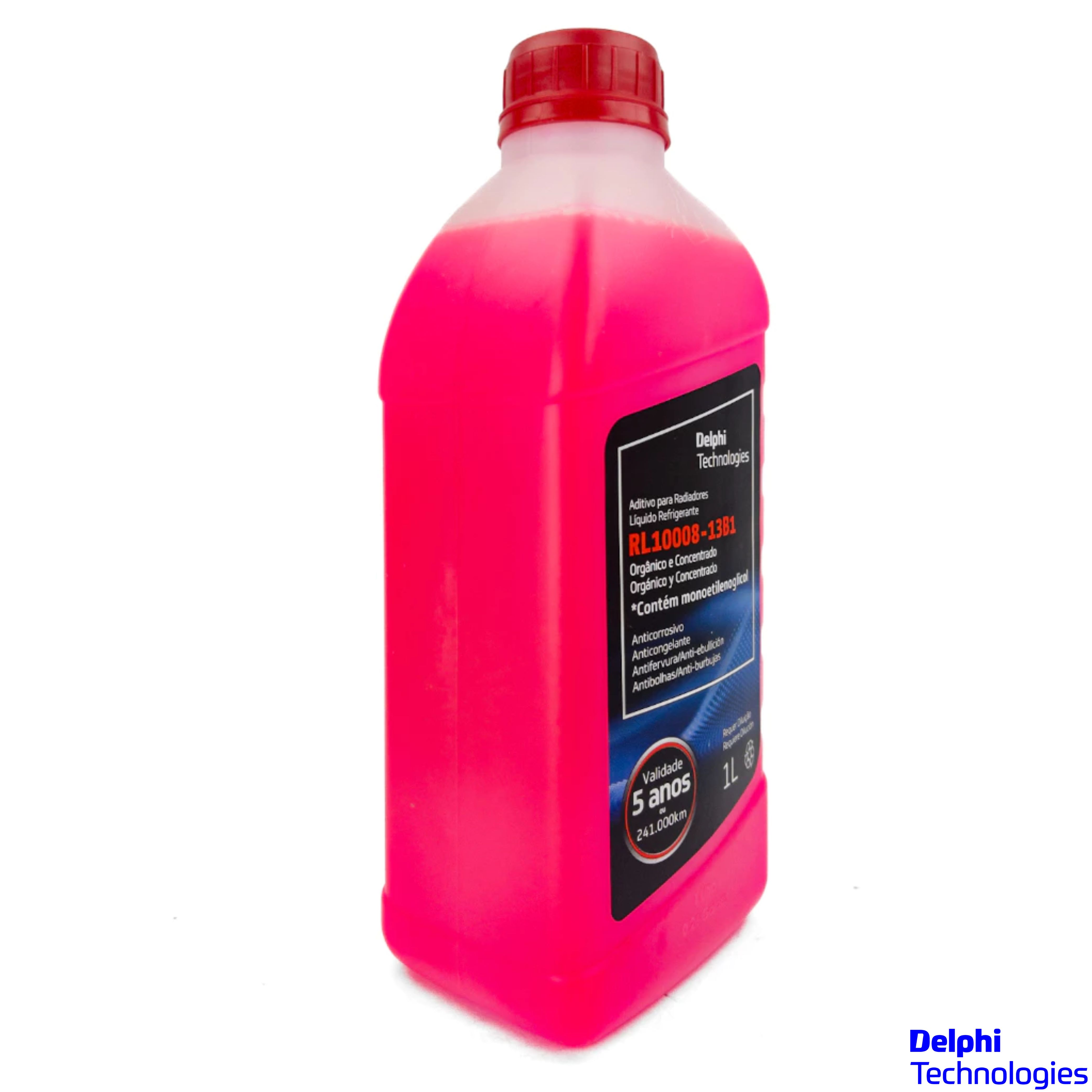 Aditivo para Radiador Concentrado Vermelho Orgânico 1 Litro - Delphi - RL10008