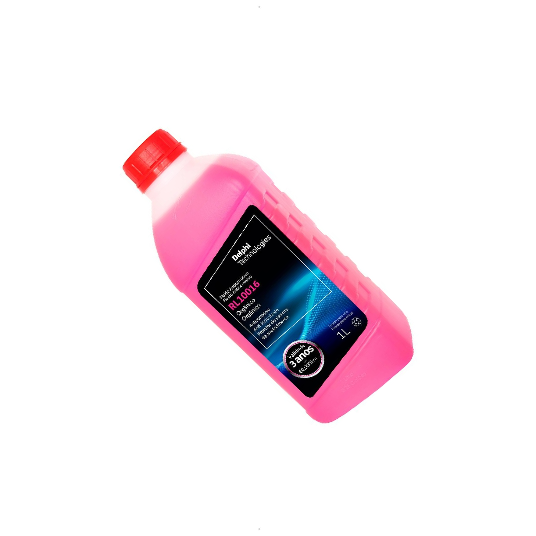 Aditivo para Radiador Pronto para Uso Rosa Orgânico Anticorrosivo 1 Litro - Delphi - RL10016