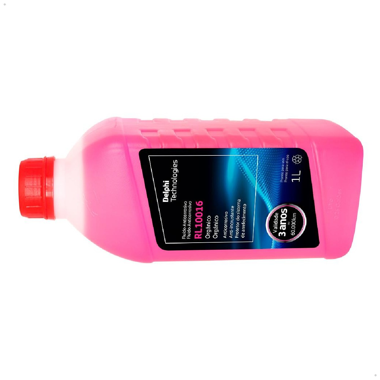 Aditivo para Radiador Pronto para Uso Rosa Orgânico Anticorrosivo 1 Litro - Delphi - RL10016