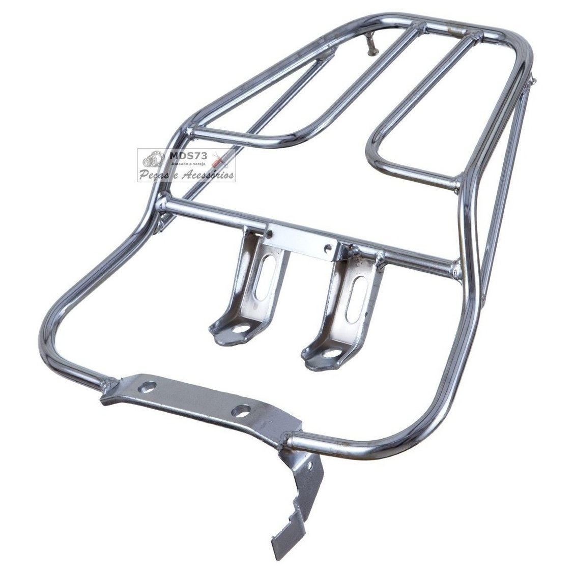 Bagageiro Traseiro Sansão Cromado de Aço Maciço para Honda CG 150 - Pro Tork - BA-63HC