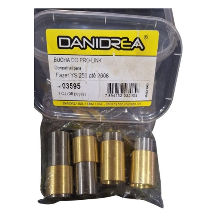 1 Bucha do Amortecedor para Yamaha YS 250 FAZER - Danidrea - 03595